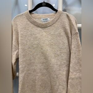 Old Navy Women's Cream beige brown Sweater. Size small
